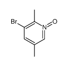 3-Bromo-2,5-dimethylpyridine 1-oxide Structure