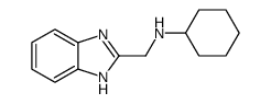 N-(1H-Benzimidazol-2-ylmethyl)cyclohexanamine Structure