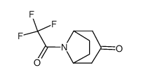 8-Azabicyclo[3.2.1]octan-3-one, 8-(trifluoroacetyl)- (9CI) Structure