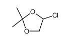 4-chloro-2,2-dimethyl-1,3-dioxolane结构式