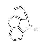 Biphenyldiylen-(2.2',6.6'-diiodonium)-dichlorid结构式