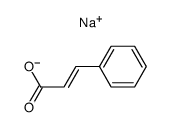 sodium trans-cinnamate结构式