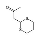 1-(1,3-dithian-2-yl)propan-2-one结构式