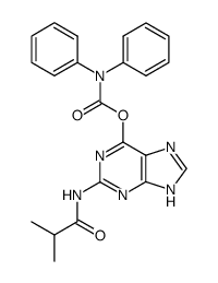 N2-(isobutyryl-O6-diphenylcarbamoyl)guanine结构式