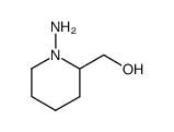 2-Piperidinemethanol,1-amino-(9CI) Structure