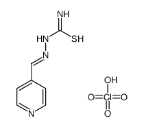 perchloric acid,(pyridin-4-ylmethylideneamino)thiourea Structure