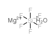 Magnesium hexafluorosilicate hexahydrate structure