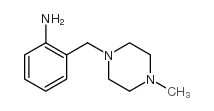 2-((4-甲基哌嗪-1-基)甲基)苯胺结构式