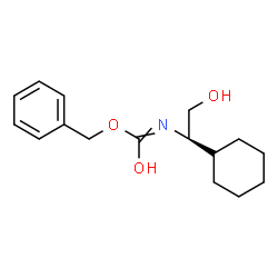 N-Cbz-D-2-amino-2-cyclohexyl-ethanol Structure