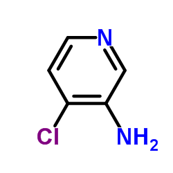 3-氨基-4-氯吡啶结构式