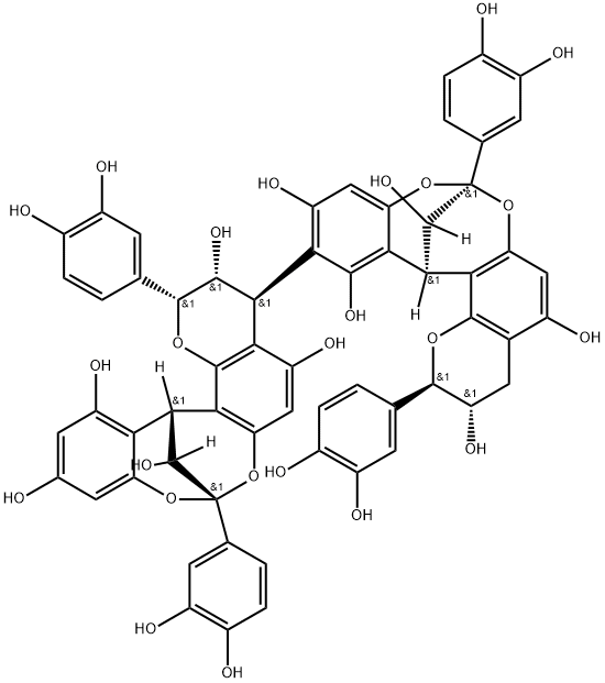 Peanut procyanidin E结构式