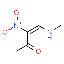 3-Buten-2-one, 4-(methylamino)-3-nitro-, (3E)- (9CI) Structure