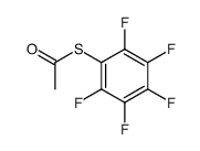 Thioacetic acid S-(pentafluorophenyl) ester结构式
