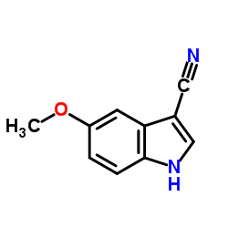 5-甲氧基-1H-吲哚-3-甲腈图片