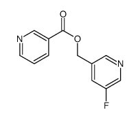 (5-fluoropyridin-3-yl)methyl pyridine-3-carboxylate结构式