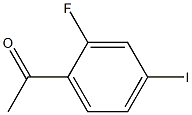 1-(2-fluoro-4-iodophenyl)ethanone Structure
