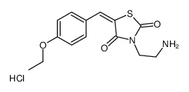 3-(2-AMINOETHYL)-5-((4-ETHOXYPHENYL)METHYLENE)-2,4-THIAZOLIDINEDIONE HYDROCHLORIDE结构式