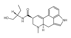 6-methyl-9,10-didehydro-ergoline-8α-carboxylic acid-((S)-1-hydroxymethyl-propylamide)结构式