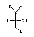 d-β-bromo-lactic acid Structure