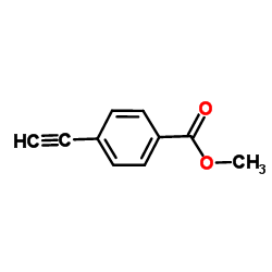4-乙炔基苯甲酸甲酯结构式