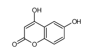 4,6-二羟基-2H-1-苯并吡喃-2-酮结构式
