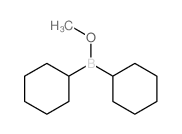dicyclohexyl-methoxy-borane Structure