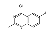 4-Chloro-6-iodo-2-methylquinazoline Structure