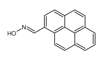 1-pyrenecarboxaldehyde oxime Structure