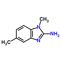 1,5-二甲基-2-氨基苯并咪唑结构式