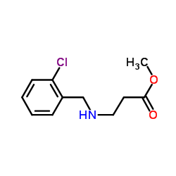 Methyl N-(2-chlorobenzyl)-β-alaninate Structure