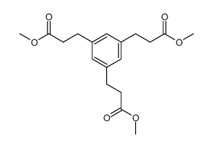 1,3,5-tris(2-carbomethoxyethyl)benzene Structure