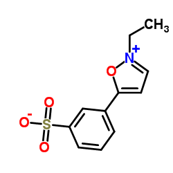 2-乙基-5-苯基异恶唑-3'-磺酸盐结构式