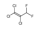 1,1,2-trichloro-3,3-difluoro-1-propene Structure