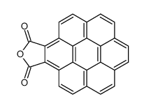 3,4-Coronen-dicarbonsaeure-anhydrid Structure