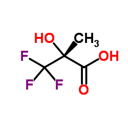 (R)-3,3,3-三氟-2-羟基-2-甲基丙酸结构式