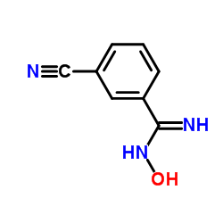 3-Cyano-N-hydroxybenzenecarboximidamide Structure