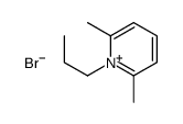 2,6-dimethyl-1-propylpyridin-1-ium,bromide Structure