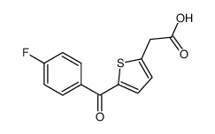 2-[5-(4-fluorobenzoyl)thiophen-2-yl]acetic acid Structure