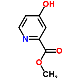 4-羟基吡啶-2-甲酸甲酯结构式