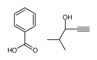 benzoic acid,(3R)-4-methylpent-1-yn-3-ol结构式