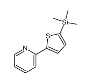 2-(2-Pyridyl)-5-(trimethylsilyl)thiophen Structure