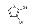 2-d1-3-bromothiophene Structure