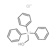Hydroxymethyl triphenylphosphonium chloride Structure
