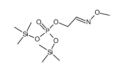 Phosphoric acid 2-(methoxyimino)ethylbis(trimethylsilyl) ester结构式