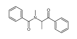 N-methyl-N-(1-oxo-1-phenylpropan-2-yl)benzamide Structure