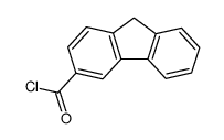 9H-fluorene-3-carbonyl chloride结构式