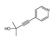 2-甲基-4-(4-吡啶)-3-丁炔-2-醇结构式