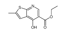 ethyl 2-methyl-4-oxo-7H-thieno[2,3-b]pyridine-5-carboxylate结构式