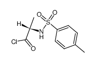 (S)-2-(4-methylbenzenesulfonylamino)propionyl chloride Structure