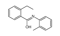 2-ethyl-N-(2-methylphenyl)benzamide结构式